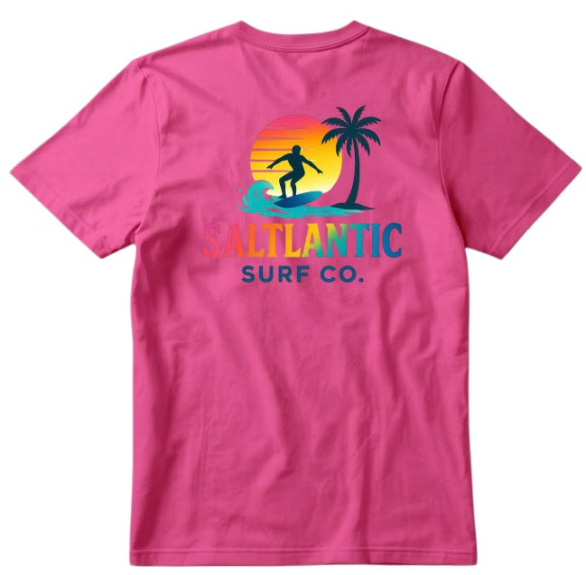 SALTLANTIC™ Surf Co.  "Color Wave" Tee