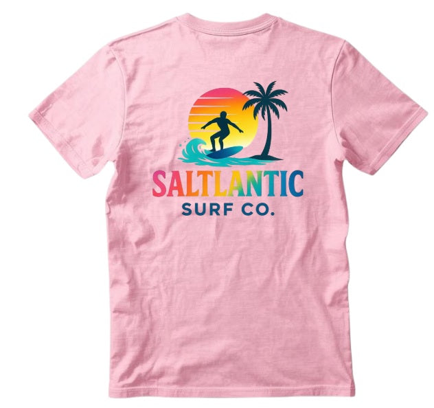 SALTLANTIC™ Surf Co.  "Color Wave" Tee