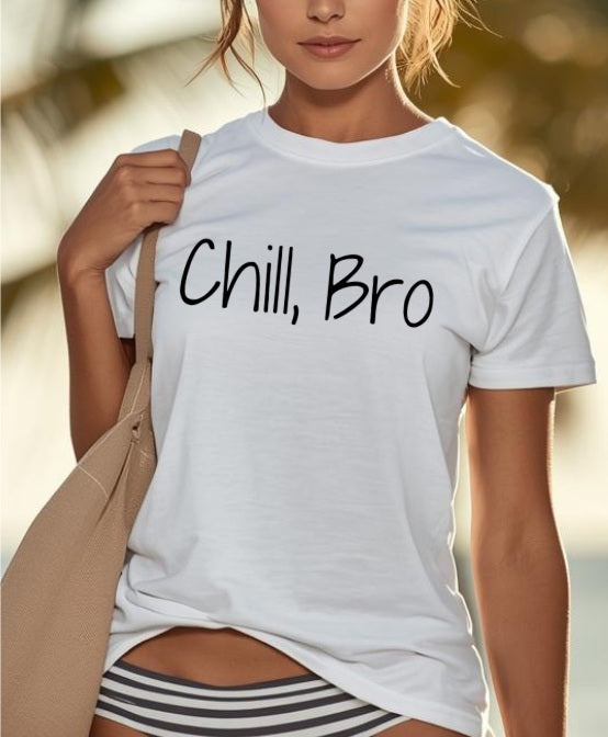 SALTLANTIC™ Surf Co.  “Chill, Bro” Tee