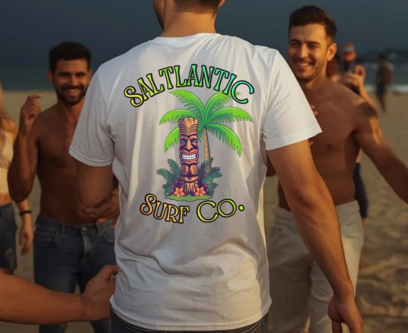 SALTLANTIC™ Surf Co.  "Twisted Tiki" Tee