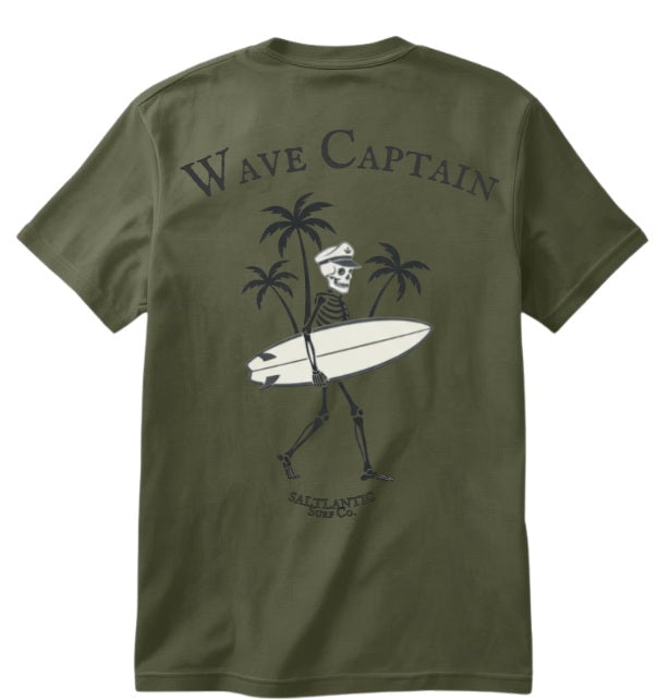 SALTLANTIC Surf Co. “Wave Captain” Tee