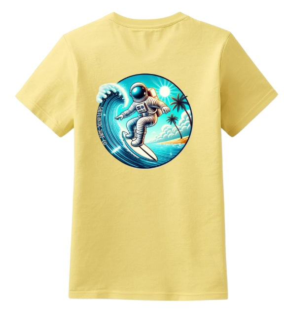 SALTLANTIC™ Surf Co.  "Space Breaker™ Tee Description