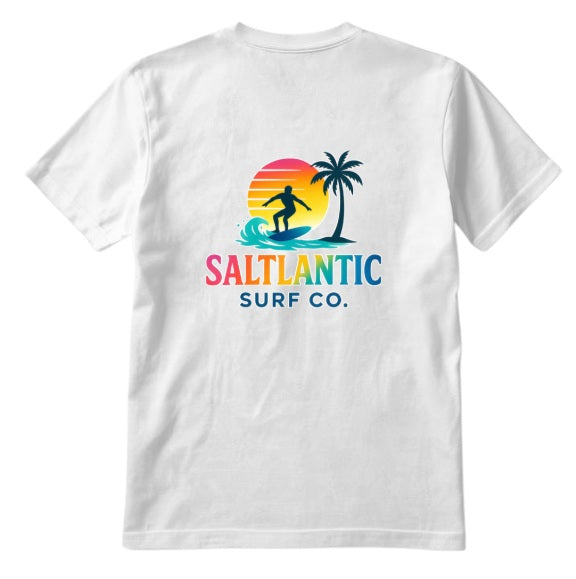SALTLANTIC™ Surf Co.  "Color Wave" Tee