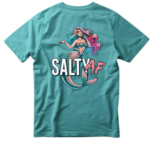 SALTLANTIC™ Surf Co. "Salty AF" Mermaid Tee
