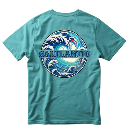 SALTLANTIC™ Surf Co.  "Barrel Vision™ Tee