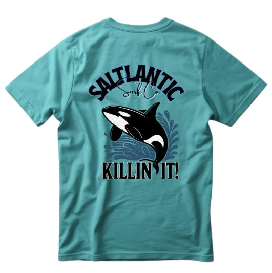 SALTLANTIC™ Surf Co. “Killin’ It!” Orca Tee
