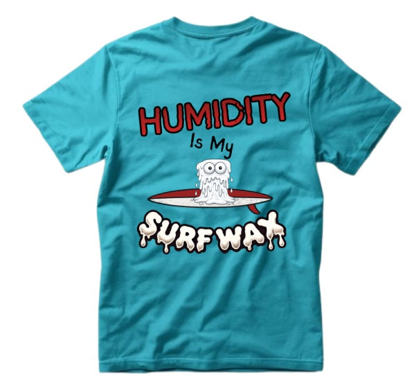 SALTLANTIC™ Surf Co. “Humidity is My Surf Wax” Tee