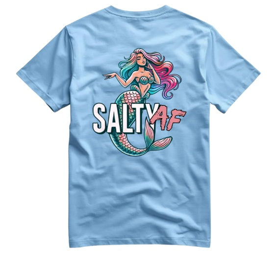 SALTLANTIC™ Surf Co. "Salty AF" Mermaid Tee