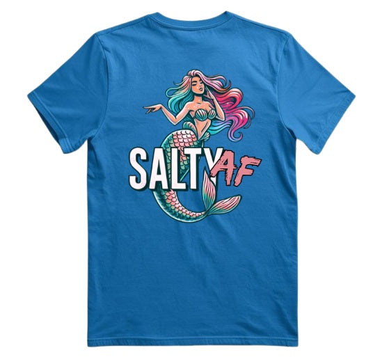 SALTLANTIC™ Surf Co. "Salty AF" Mermaid Tee