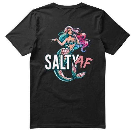 SALTLANTIC™ Surf Co. "Salty AF" Mermaid Tee