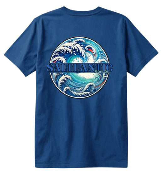 SALTLANTIC™ Surf Co.  "Barrel Vision™ Tee