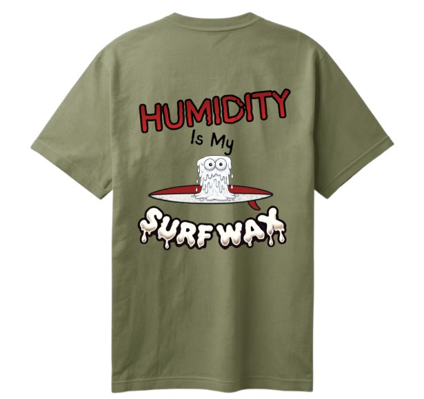 SALTLANTIC™ Surf Co. “Humidity is My Surf Wax” Tee