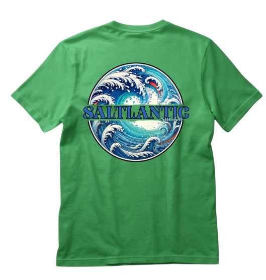 SALTLANTIC™ Surf Co.  "Barrel Vision™ Tee