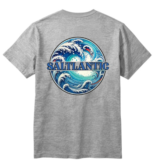 SALTLANTIC™ Surf Co.  "Barrel Vision™ Tee