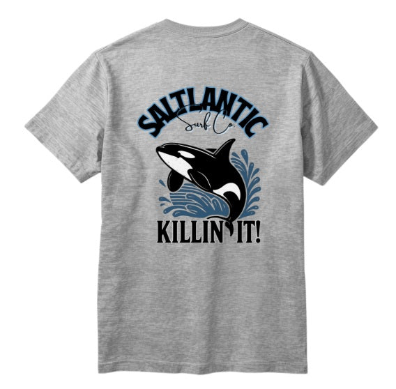 SALTLANTIC™ Surf Co. “Killin’ It!” Orca Tee