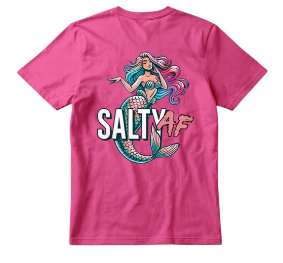 SALTLANTIC™ Surf Co. "Salty AF" Mermaid Tee