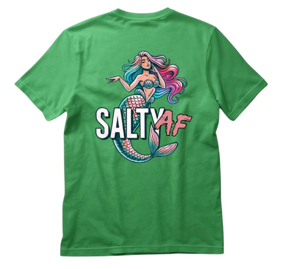 SALTLANTIC™ Surf Co. "Salty AF" Mermaid Tee