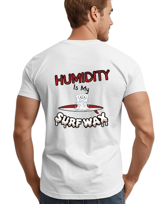 SALTLANTIC™ Surf Co. “Humidity is My Surf Wax” Tee