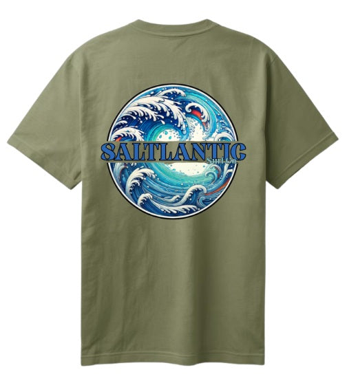 SALTLANTIC™ Surf Co.  "Barrel Vision™ Tee
