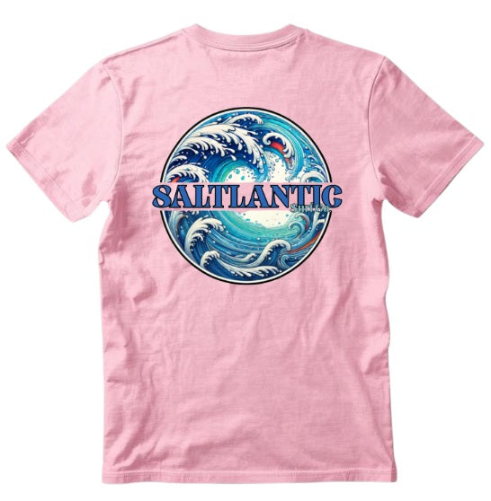 SALTLANTIC™ Surf Co.  "Barrel Vision™ Tee