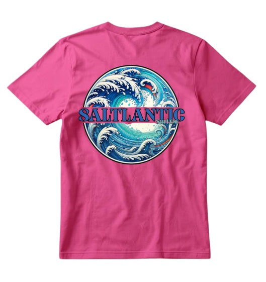 SALTLANTIC™ Surf Co.  "Barrel Vision™ Tee