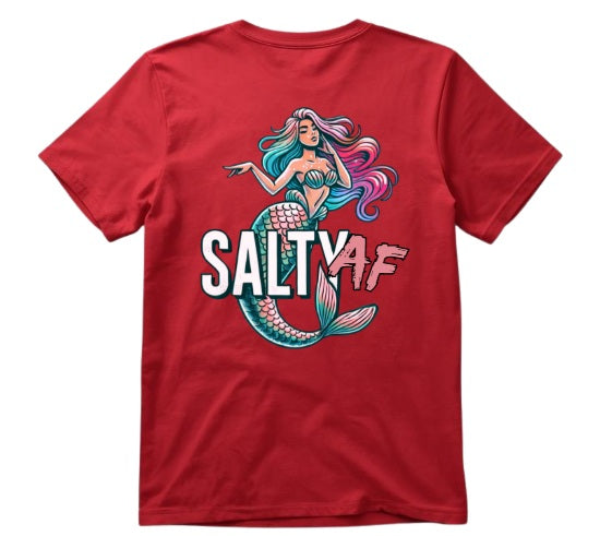 SALTLANTIC™ Surf Co. "Salty AF" Mermaid Tee
