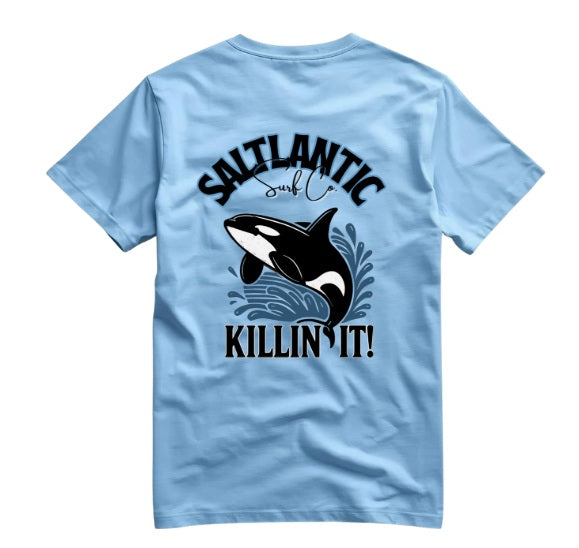 SALTLANTIC™ Surf Co. “Killin’ It!” Orca Tee