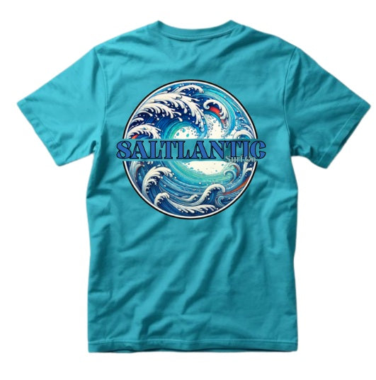 SALTLANTIC™ Surf Co.  "Barrel Vision™ Tee
