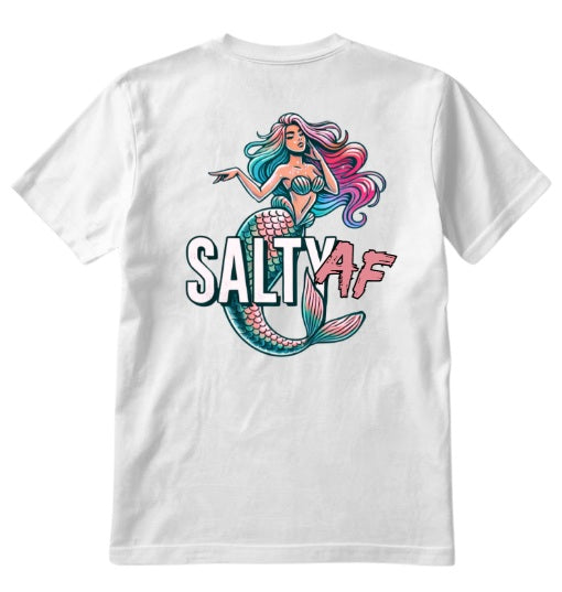 SALTLANTIC™ Surf Co. "Salty AF" Mermaid Tee