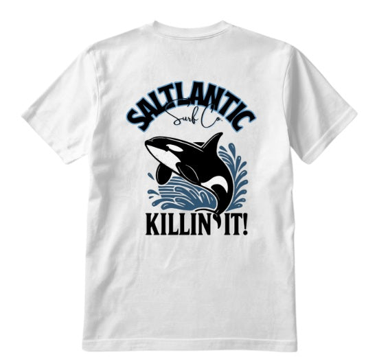 SALTLANTIC™ Surf Co. “Killin’ It!” Orca Tee