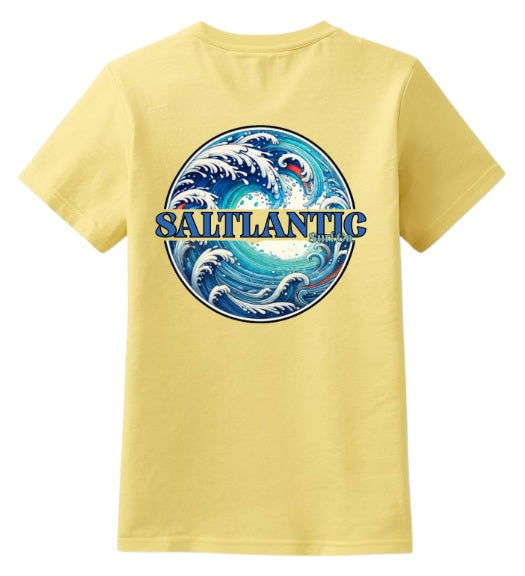 SALTLANTIC™ Surf Co.  "Barrel Vision™ Tee